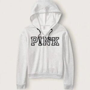 PINK quarter-zip hoodie